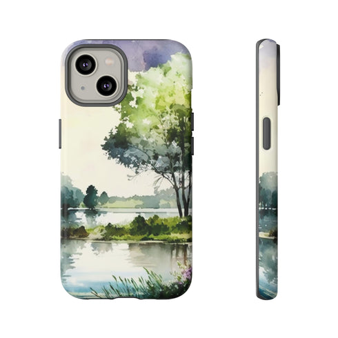 Summer Day by the Lake - Impact Resistant Phone Case